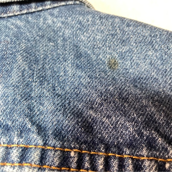 Vintage Boy/Girl Levi’s‎  Medium Wash Denim Jean Jacket Size 16 Made In U.S.A - Picture 11 of 11
